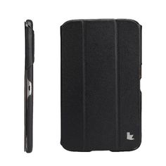 Акція на Чехол JISONCASE для планшета Galaxy Tab 3 8.0 Premium leatherette Smart Case Black від MOYO