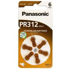 Акция на Батарейка Panasonic PR-312 BLI 6 (PR-312/6LB) от MOYO