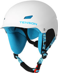 Акція на Шлем горнолыжный Tenson Park Jr White-Turquose (5013185-001) від Rozetka UA