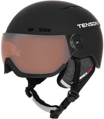 Акція на Шлем горнолыжный Tenson Nano Visor L Black (5013870-999-L) від Rozetka UA