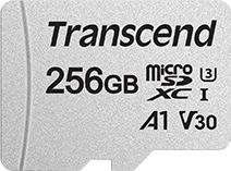 Акция на Transcend microSDXC 256GB C10 UHS-I + SD адаптер (TS256GUSD300S-A) от Rozetka