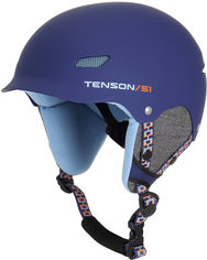 Акція на Шлем горнолыжный Tenson Park Jr Dark Blue (5013877-579) від Rozetka UA