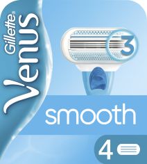 Акція на Сменные картриджи для бритья (Лезвия) женские Venus Smooth 4 шт (3014260262709) від Rozetka UA