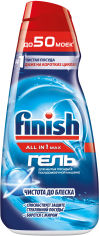 Акция на Гель для мытья посуды в посудомоечной машине FINISH Gel 1 л (4607109408346) от Rozetka UA