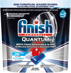Акция на Таблетки для посудомоечных машин FINISH Quantum Ultimate 20 шт (4002448143093) от Rozetka