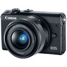 Акция на Фотоаппарат CANON EOS M100 + 15-45mm IS STM Black (2209C048) от MOYO