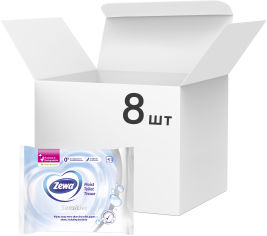 Акция на Упаковка влажной туалетной бумаги Zewa Pure 42 шт Без аромата 8 упаковок (7322540796605) от Rozetka UA