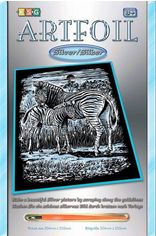 Акция на Набор для творчества Sequin Art ARTFOIL SILVER Zebra and Foal (SA1018) от MOYO