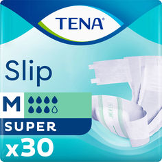 Акція на Подгузники для взрослых Tena Slip Super Medium 30 шт (7322541118055) від Rozetka UA