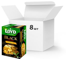 Акція на Упаковка чая пакетированного Loyd Черный Цейлонский 8 шт по 20 пакетиков (5900396019929) від Rozetka UA