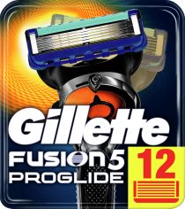 Акция на Сменные картриджи для бритья (лезвия) мужские Gillette Fusion5 ProGlide 12 шт (7702018085934) от Rozetka