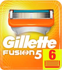 Акція на Сменные картриджи для бритья (Лезвия) Gillette Fusion5 6 шт (7702018918102) від Rozetka UA