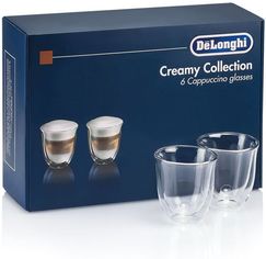 Акция на Набір склянок Delonghi Creamy Collection Cappuccino 190 мл 6 шт (DLSC301) от Y.UA