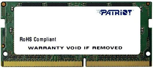 Акция на Память для ноутбука PATRIOT DDR4 2666 8GB SO-DIMM (PSD48G266681S) от MOYO