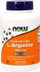 Акция на Аминокислота Now Foods L-Аргинин 1000 мг 120 таблеток (733739000354) от Rozetka