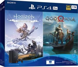 Акція на Игровая приставка PlayStation 4 Pro 1Tb Black (God of War + Horizon Zero Dawn CE) (9994602) від MOYO