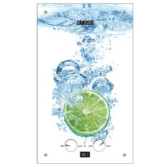Акция на Газовый проточный воднонагреватель Zanussi GWH 10 Fonte Glass Lime от MOYO