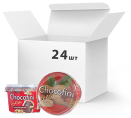 Акція на Упаковка пасты шоколадно-арахисовой Chocofini Krem 24 шт х 200 г (881645) від Rozetka UA