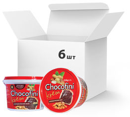 Акція на Упаковка пасты шоколадно-арахисовой Chocofini Krem 6 шт х 800 г (881652) від Rozetka UA