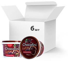 Акция на Упаковка пасты шоколадной Chocofini Krem 6 шт х 800 г (881653) от Rozetka UA