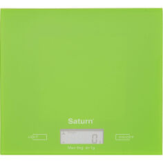 Акція на Весы кухонные SATURN ST-KS7810 Green від Foxtrot