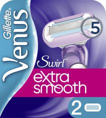Акция на Сменные картриджи для бритья (Лезвия) женские Venus Swirl 2 шт (7702018401116) от Rozetka UA