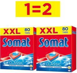Акція на Таблетки для посудомоечной машины Somat Classic Duo 80 шт + 80 шт (9000101420197) від Rozetka UA
