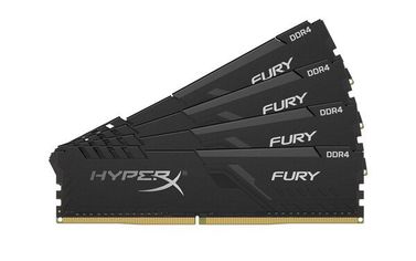 Акція на Память для ПК HyperX DDR4 3000 64GB Fury Black  (HX430C15FB3K4/64) від MOYO