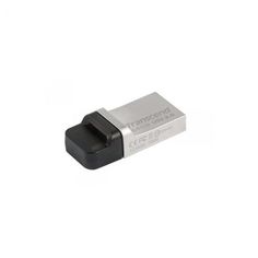 Акція на Накопитель USB 3.0 TRANSCEND JetFlash OTG 880 64GB Metal Silver (TS64GJF880S) від MOYO