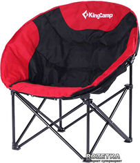 Акция на Раскладное кресло KingCamp Moon Leisure Chair Black/Red (KC3816 Black/Red) от Rozetka UA