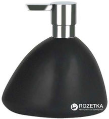Акция на Дозатор для рідкого мила Spirella Porcel Etna 13.5х14.5 см Черный (10.10542) от Rozetka