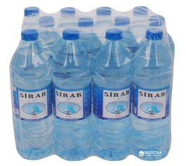 Акция на Упаковка минеральной природной столовой негазированная воды Сираб 1 л х 12 бутылок (4760023500166) от Rozetka UA