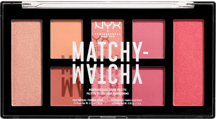Акция на Палетка теней для век и пудр для лица NYX Professional Makeup Matchy Matchy 02 Melon 14.8 г (800897197551) от Rozetka UA