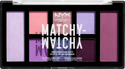 Акція на Палетка теней для век и пудр для лица NYX Professional Makeup Matchy Matchy 04 Lilac 14.8 г (800897197575) від Rozetka UA