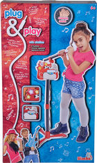 Акція на Музыкальный инструмент Simba Toys Микрофон со стойкой 130 см с разъемом для МР3 плеера (6834432) від Rozetka UA