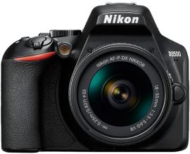 Акція на Фотоаппарат зеркальный NIKON D3500 + AF-P 18-55 non VR (VBA550K002) від Eldorado