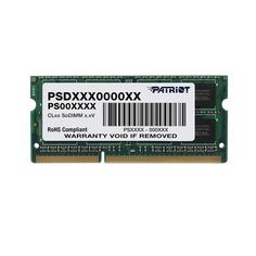 Акція на Память для ноутбука PATRIOT DDR3 SL 1600 4GB SODIMM 1.35V (PSD34G1600L81S) від MOYO