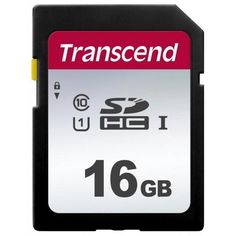 Акция на Карта памяти TRANSCEND SDHC 16GB Class 10 UHS-I U1 R95/W45 MB/s (TS16GSDC300S) от MOYO