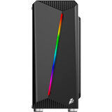 Акция на Корпус 1STPLAYER Rainbow-R3 Color LED Black от Foxtrot