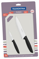 Акція на Набор ножей Tramontina Plenus 3 предмета (23498/014) від Rozetka UA