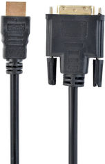 Акция на Кабель Cablexpert HDMI - DVI 18+1pin 7.5 м (CC-HDMI-DVI-7.5MC) от Rozetka UA