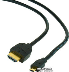 Акція на Кабель Cablexpert HDMI A - micro HDMI D 4.5 м (CC-HDMID-15) від Rozetka UA