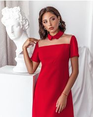 Акция на Червоне ділове плаття от Gepur
