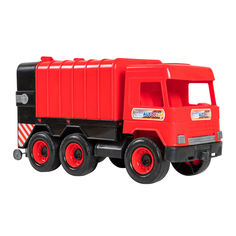 Акція на Машинка Tigres Middle truck Красный мусоровоз (39488) від Будинок іграшок