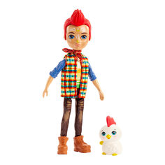 Акция на Лялька Enchantimals Редвард Рустер з півником Клак (GJX39) от Будинок іграшок