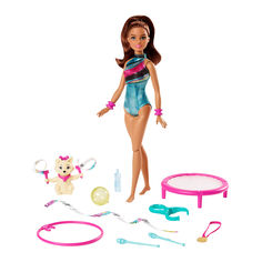 Акция на Игровой набор Barbie Художественная гимнастика (GHK24) от Будинок іграшок