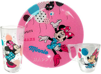 Акція на Набор детской посуды Luminarc Disney Party Minnie (3 предмета в коробке) від Stylus