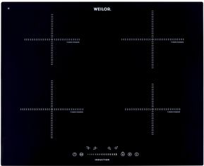 Акція на Варочная поверхность электрическая Weilor WIS 640 BLACK від Rozetka UA