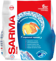 Акция на Стиральный порошок Sarma Актив Горная свежесть 6 кг (4820026412771) от Rozetka UA