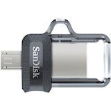 Акция на Флеш-драйв SANDISK USB Ultra Dual 16 Gb (SDDD3-016G-G46) от Foxtrot